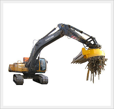 Scrap Magnet for Excavator - Hybrid Use